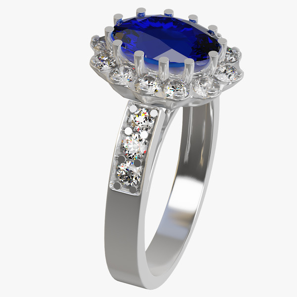 3ds max ring gems - Engagement Ring... by ngluvakov
